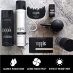 Toppik Haarfasern 3 g, Dunkelbraun, natürlich gewonnene Fasern aus Keratin für voller aussehendes Haar – Bild 7