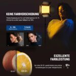 NEEWER 2x RGB Videolicht Set 660 PRO II – 50W LED Panels mit App, 360° Farbe, CRI 97+, 3200–5600K, inkl. Stative – Bild 5