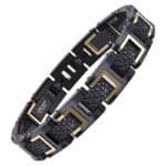 COOLMAN Herren Armband Edelstahl Armbänder für Männer Grösse einstellbar 20-22 cm, Rennlegende-Serie