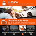 VANTRUE N4 3 Lens Dashcam 1440P + Dual 1080P Kamera Auto, 4K 3840x 2160P vorne, Infrarot-Cut Nachtsicht, 24/7 Parkmodus, WDR 2.45 Zoll IPS, Hitzebeständig Superkondensator Dash Cam G Sensor Max 512GB – Bild 6