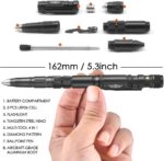 BIIB Geschenke für Männer, Taktischer Stift mit LED, Männer Geschenke für Papa/Opa