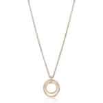 FOSSIL Damen-Ketten Edelstahl Rundschliff Oxyde de Zirconium