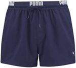 PUMA Herren Logo Short Length Swim Shorts Badehose – Bild 6