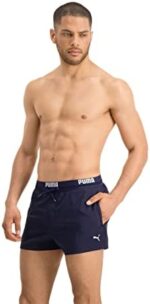 PUMA Herren Logo Short Length Swim Shorts Badehose – Bild 4