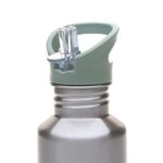 LÄSSIG Kinder Edelstahlflasche Trinkflasche mit zusätzlichem Sport Cup Auslaufsicher/Bottle Stainless Steel – Bild 2
