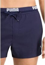 PUMA Herren Logo Short Length Swim Shorts Badehose – Bild 2