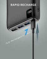 A ADDTOP Powerbank 26800mAh, USB C externer Akku mit 18W Power Delivery, Tragbares Ladegerät mit 4 Ports kompatibel mit Smartphone, Tablets und mehr – Bild 5