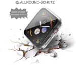 Misxi Transparent Hard Hülle Mit Glas Displayschutz Kompatibel mit Apple Watch Series 6 / SE/Serie 5 / – Bild 5