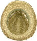 Black Jungle Varadero Unisex Strohhut – Sommerlicher Fedora – Bild 6