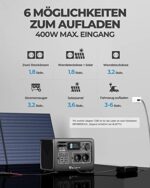 BLUETTI Tragbare Powerstation EB55, 537Wh LiFePO4 Batterie-Backup mit 2 700W AC Ausgängen (1400W Peak), 100W Type-C, Solar Generator für Outdoor Camping, Off-Grid, Blackout (Solar Panel Optional) – Bild 7