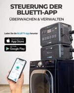 BLUETTI Erweiterbare Power Station AC300 und B300, 3072 Wh LiFePO4 Batterie-Backup mit 6 3000-W-Wechselstromsteckdosen (6000 W Peak), Solargenerator für Home-Backup, Vanlife, Notfall – Bild 4