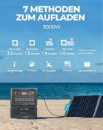 BLUETTI Erweiterbare Power Station AC300 und B300, 3072 Wh LiFePO4 Batterie-Backup mit 6 3000-W-Wechselstromsteckdosen (6000 W Peak), Solargenerator für Home-Backup, Vanlife, Notfall – Bild 6