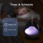 Alexa Smart Aroma Diffuser 600ml, Ankrs Ätherische Öle Diffusor Aroma Luftbefeuchter, WLAN Diffuser kompatibel mit Alexa/Google Home, Smart Home, Ultra Quiet, BPA Free für Schlafzimmer, Büro, Spa – Bild 6