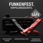 NOCO Boost X GBX55 1750A 12V UltraSafe Starthilfe, Tragbare Auto Batterie Booster, Powerbank-Ladegerät, Starthilfekabel und Überbrückungskabel für bis zu 7,5-Liter-Benzin- und 5,0-Liter-Dieselmotoren – Bild 4