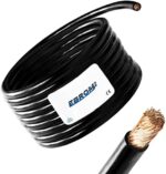 3 Meter Batteriekabel SCHWARZ H07V-K 16 mm² - KFZ Batterie Kabel - 100% OFC Kupfer - 3 m (3M) 16mm2