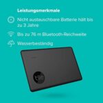 Tile Slim (2022) Bluetooth Schlüsselfinder, 1er Pack, 60m Reichweite, inkl. Community Suchfunktion, iOS und Android App, kompatibel mit Alexa und Google Home, schwarz – Bild 6