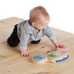 Baby Einstein, Hape, Magic Touch Holzspielzeug Trommel, Elektronische Musikinstrumente, Aktivität und Sensorisches Spielzeug für Kinder aus Holz, ab 6 Monaten – Bild 2