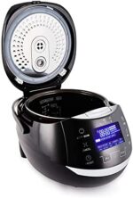 Yum Asia Sakura Reiskocher mit Keramikschale und Advanced Fuzzy Logic (8 Tassen, 1,5 Liter), 6 Reiskochfunktionen, 6 Multikocherfunktionen, Motouch LED-Display, 220-240V EU – Bild 6