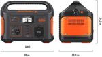 Jackery Explorer 500, 518Wh Tragbare Powerstation Mobiler Stromspeicher mit 230V/500W (Spitze 1000W) Steckdose + USB, Mobile Stromversorgung mit LCD-Anzeige für Party, Camping, Wohnmobil, Heimwerken – Bild 8