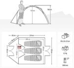 qeedo Quick Oak 3 Personen Campingzelt, Sekundenzelt, Quick-Up-System – Bild 2