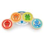 Baby Einstein, Hape, Magic Touch Holzspielzeug Trommel, Elektronische Musikinstrumente, Aktivität und Sensorisches Spielzeug für Kinder aus Holz, ab 6 Monaten