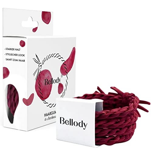 Bellody® Original Haargummis - Stylisch geflochtene Haargummis mit starkem Halt