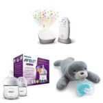 Philips Avent Audio Babyphone SCD733/26 - DECT-Technologie, Eco-Mode, Sternenhimmel, Gegensprechfunktion, Schlaf- und Nachtlieder, Tag und Nachtsicht, 18 Std. Laufzeit, Maximale Reichweite