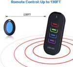 Simjar Key Finder mit einem extra Sender & langen Ketten, Schlüssel Brieftasche Telefon Brille Gepäck pet Tracker – Bild 7
