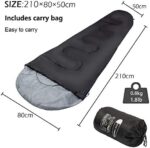 Active Forever Premium Mumienschlafsack Leicht - Schlafsack Für Camping Wandern,Tourismus Und Outdoor Aktivitäten Im – Bild 6