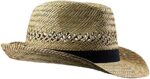 Black Jungle Varadero Unisex Strohhut – Sommerlicher Fedora – Bild 4