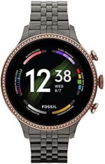 Fossil Damen Touchscreen Smartwatch 6, Generation mit Lautsprecher, Herzfrequenz, NFC und Smartphone Benachrichtigungen + Fossil Armband – Bild 2