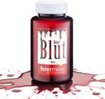 PartyMarty Kunstblut Filmblut Blut rot / künstliches Blut für Halloween Vampirblut / 250ml für Vampier Zombie Horror – Bild 2