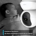 TP-Link Tapo C200 WLAN IP Kamera Überwachungskamera (Linsenschwenkung- und Neigung, 1080p-Auflösung, 2-Wege-Audio, Nachtsicht zu 9m, bis zu 128 GB lokaler Speicher auf SIM Karte) – Bild 4