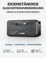 BLUETTI Erweiterbare Power Station AC300 und B300, 3072 Wh LiFePO4 Batterie-Backup mit 6 3000-W-Wechselstromsteckdosen (6000 W Peak), Solargenerator für Home-Backup, Vanlife, Notfall – Bild 8