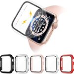 VASG [5 Stück] Hülle Kompatibel mit Apple Watch Series 6/5/4/SE