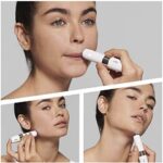 Braun FaceSpa Pro Beauty Set mit Gesichtsepilierer, Gesichtsreinigungsbürste, Aufsatz, Halter und Tasche, SE912, weiss/bronze & Face Mini-Haarentferner, für Damen, FS1000 – Bild 6