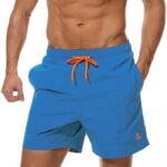 JustSun Badehose Herren Badeshorts Herren Kurz Schnelltrocknend Männer Schwimmhose Boardshorts Herren Beachshorts Swim Shorts