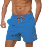 JustSun Badehose Herren Badeshorts Herren Kurz Schnelltrocknend Männer Schwimmhose Boardshorts Herren Beachshorts Swim Shorts