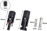 GTIWUNG , Männlich/Weiblich Solarpanel Kabelstecker, Solar Panel Kabel Anschlüsse Stecker, Photovoltaik Steckverbinder mit Schraubenschlüssel – Bild 3