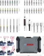 Bosch Professional 43tlg. Schrauber Bit Set Extra Hart (Kreuzschlitz-, Pozidriv-, Hex-, T-, TH-, S-Bit, Zubehör Bohrschrauber und Schraubendreher) – Bild 3