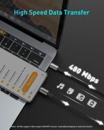 Baseus USB C Kabel, 100W PD 5A QC 4.0 Schnellladung USB C auf USB C Kabel, Zinklegierung Nylon geflochten Typ C kabel für Samsung S21 S20+ S10 Note 10 iPad Pro MacBook Pro – Bild 5