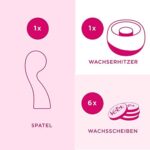 Veet Spawax Elektrischer Wachserwärmer mit Warmwachsscheiben – Bild 3