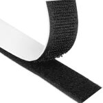 Blooven Klettband Selbstklebend 8M Extra Stark, Doppelseitig Klebende mit Klettverschluss 20mm Breit Selbstklebendes Klebepad Flauschband und Hakenband