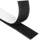 Blooven Klettband Selbstklebend 8M Extra Stark, Doppelseitig Klebende mit Klettverschluss 20mm Breit Selbstklebendes Klebepad Flauschband und Hakenband