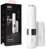 Braun FaceSpa Pro Beauty Set mit Gesichtsepilierer, Gesichtsreinigungsbürste, Aufsatz, Halter und Tasche, SE912, weiss/bronze & Face Mini-Haarentferner, für Damen, FS1000 – Bild 5