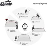 qeedo Quick Villa Familienzelt (4 oder 5 Mann) mit Quick Up System, Sharkgrey – Bild 4