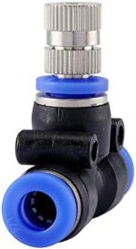 Mangsen 10 Stk Nebeldüsen Kit Ersatzköpfe Messing Misting Sprühdüse Kühlung mit T Verbindungen T-stück Wasserrohr Verbinder Slip-Lok Sprühdüse für Outdoor Kühlsystem und Schlauchsysteme Gartenwerkzeug – Bild 7