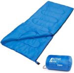 Premium-Deckenschlafsack, leicht Schlafsack mit Reissverschluss Indoor und Outdoor Camping Schlafsack für Erwachsene und Kinder Leichter Sommer