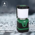 LE LED Campinglampe Tragbar, Superhell wiederaufladbare Suchscheinwerfer mit Bügel und Haken, 4 Helligkeiten Dimmbar, Notfallleuchte für Stromausfällen, Wandern, Notfall, Ausfälle – Bild 4