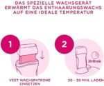 Veet EasyWax Elektrisches Warmwachsgerät - Warmwachs Roll-On Wachswärmer – Bild 2